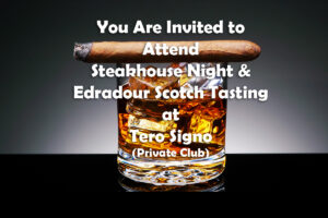 Steakhouse Night Invitation